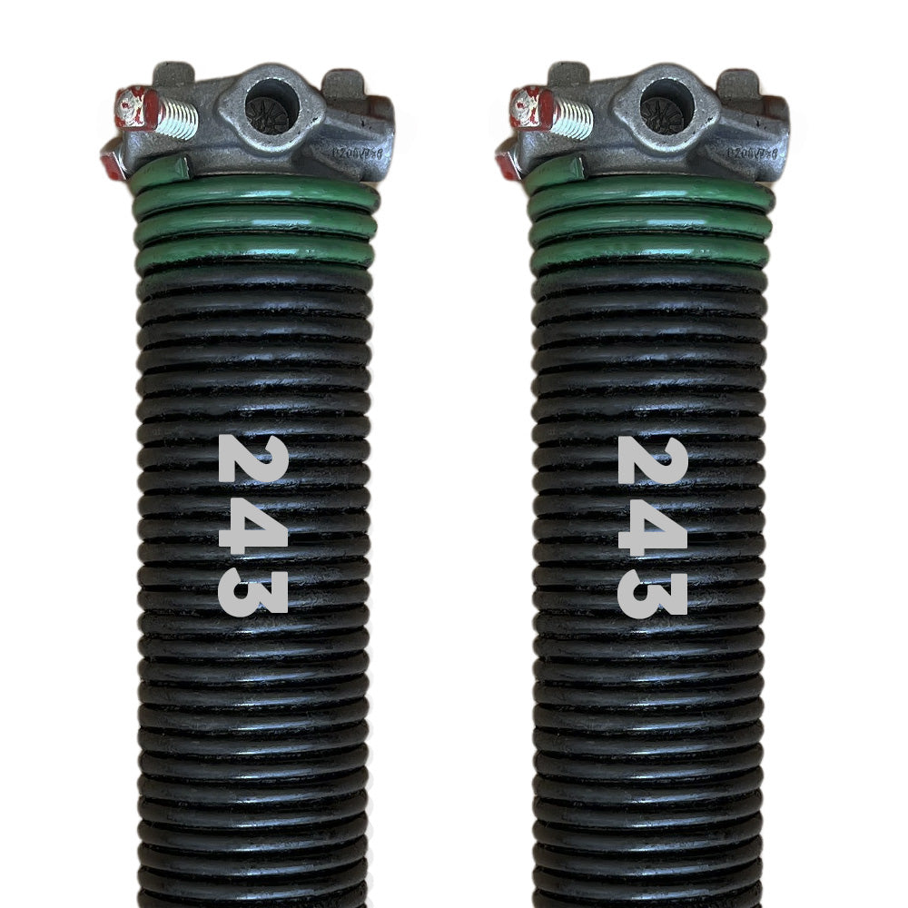 GaraLift Garage Door Torsion Spring .243 Wire Gauge (Green)