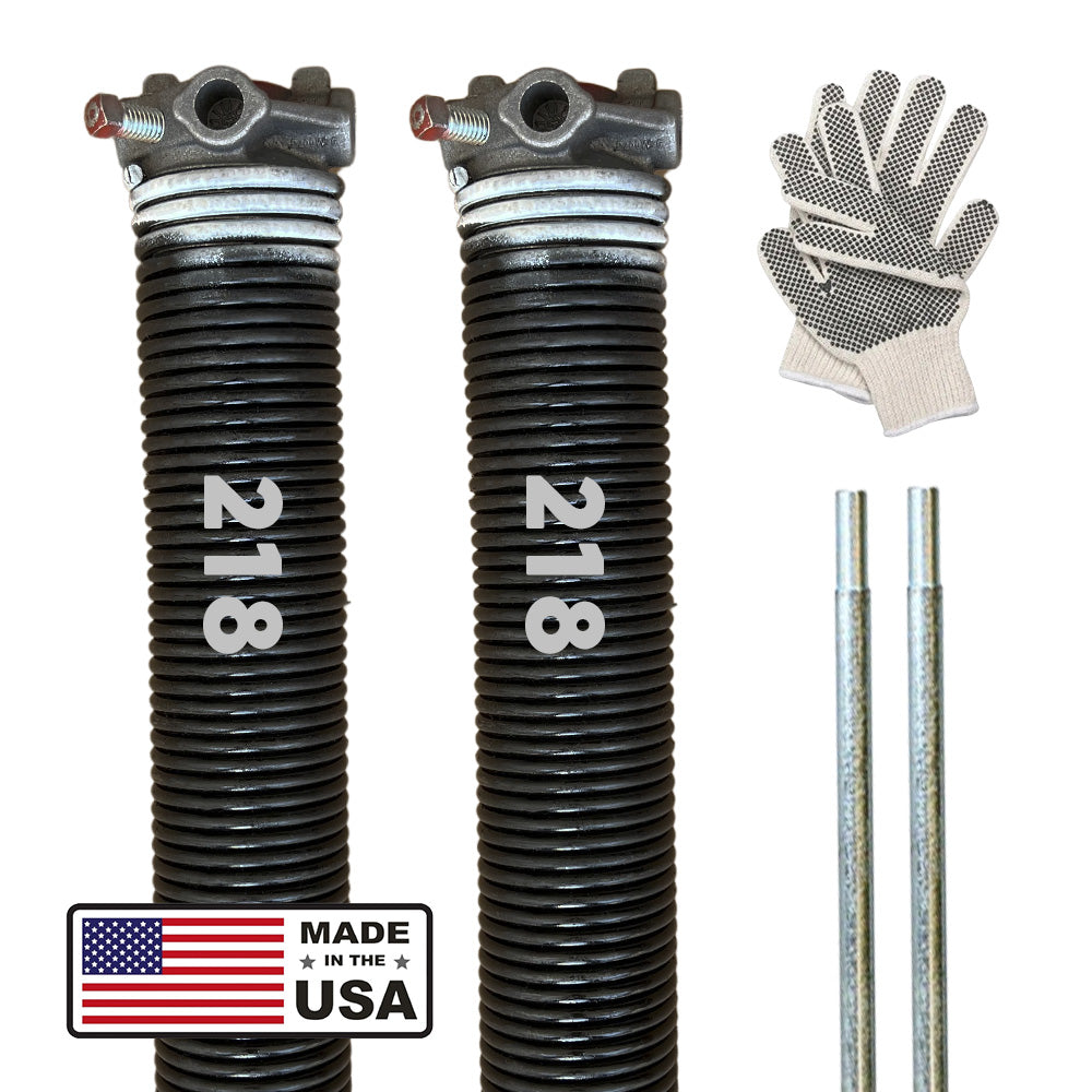 GaraLift Garage Door Torsion Spring .218 Wire Gauge (White)