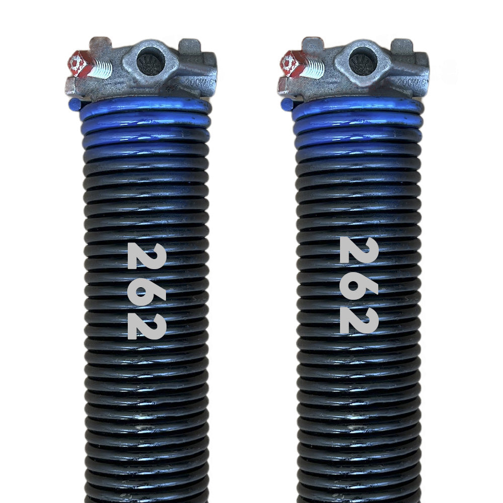 GaraLift Garage Door Torsion Spring .262 Wire Gauge (Blue)